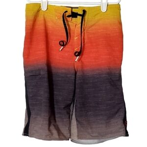 K1208 * O'Neill Boys Superfreak Fader Board Shorts Size 23 or L/7
